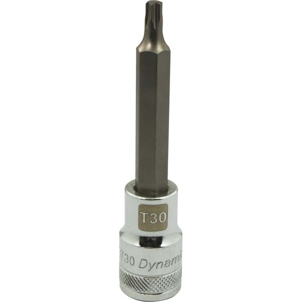 Tools 1/2 Drive Torx Head, T30 Long Bit, Chrome Finish Socket